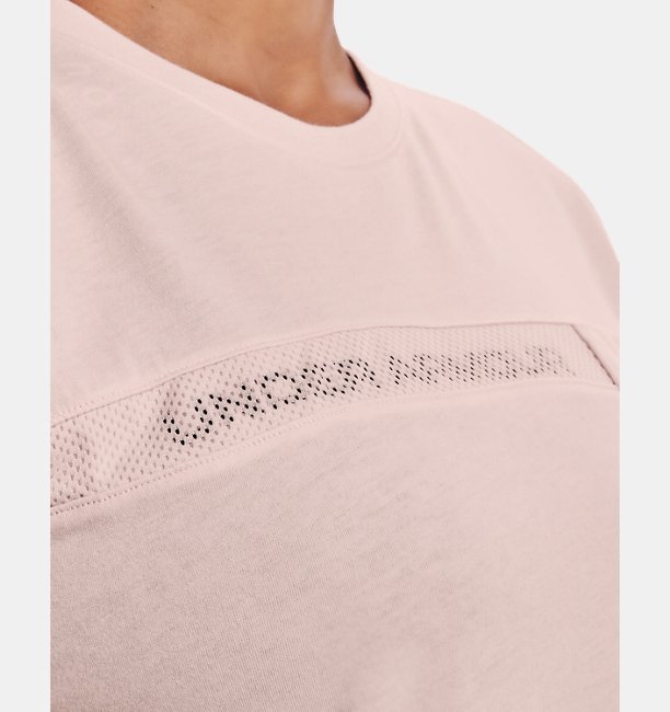 ■UAライブ グラフィック Tシャツ ポケット メッシュ（トレーニング/WOMEN）   